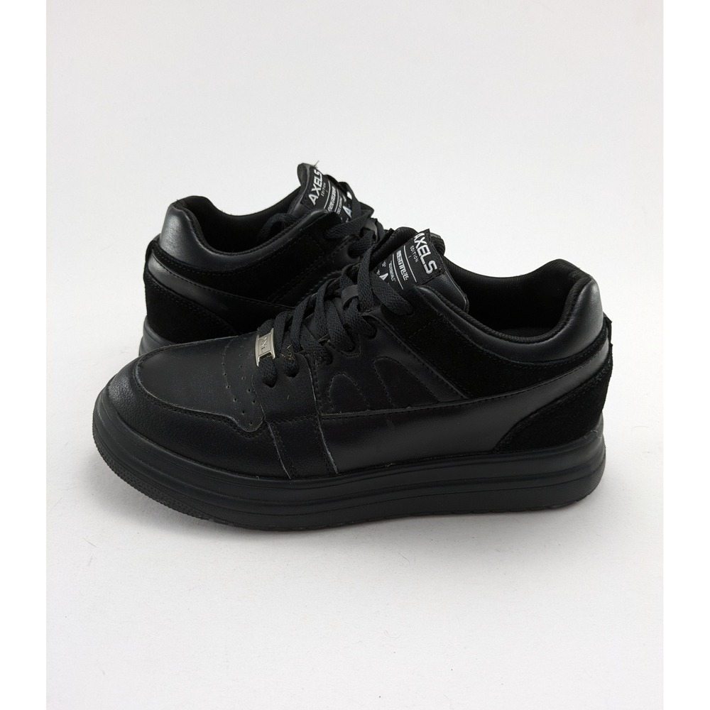 Mens Conzuri Vanta Axels Height Increasing Black Casual Comfort Shoes Size 8